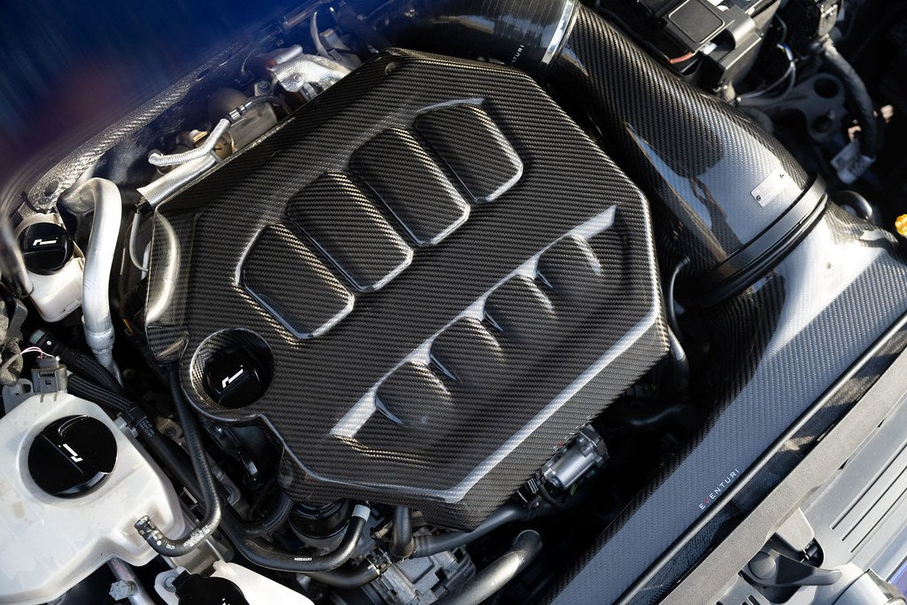 Eventuri Gloss Carbon Engine Cover for Volkswagen Golf R Mk8