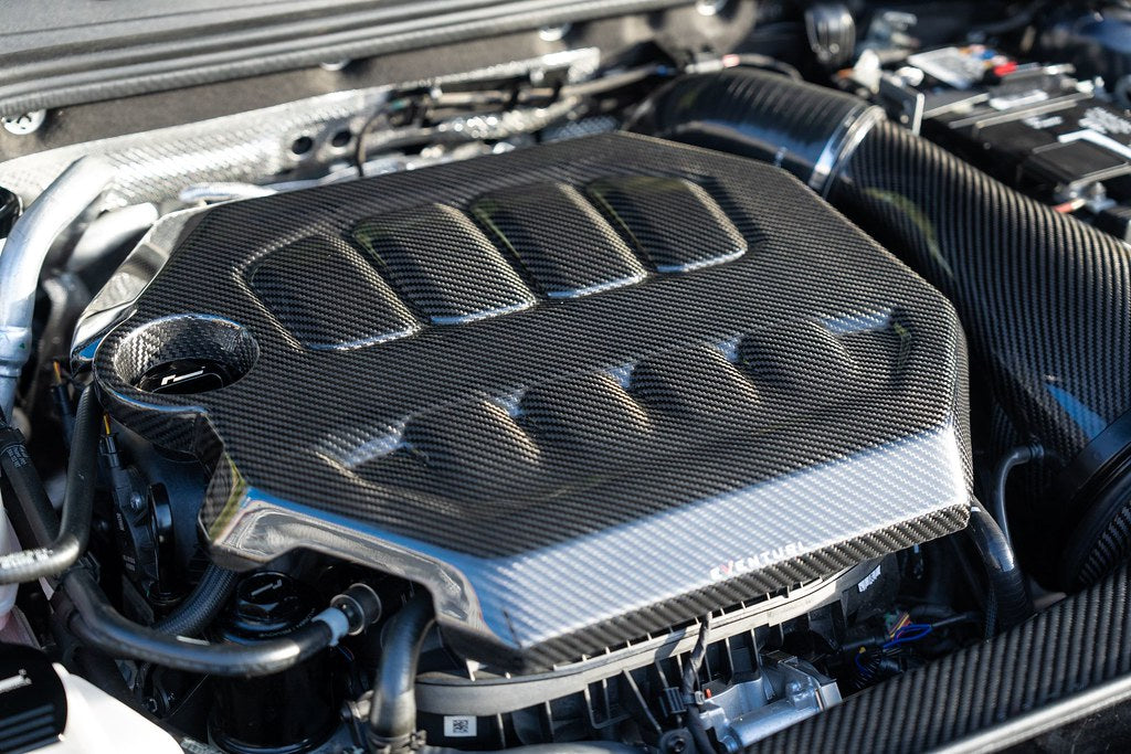 Eventuri Gloss Carbon Engine Cover for Volkswagen Golf R Mk8