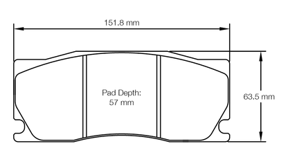 Pagid Racing RSL 29 Brake Pads S8007R29001