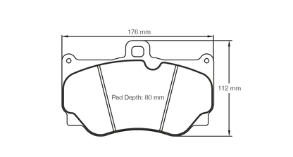 Pagid Racing RSL 29 Brake Pads E8011R2901