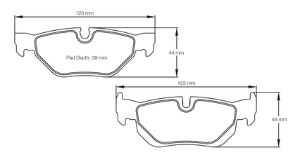 Pagid Racing RSL 29 Brake Pads E8035R2901