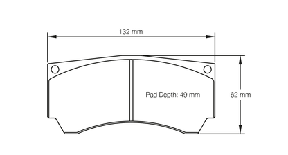 Pagid Racing RSL 29 Brake Pads E8050R2901