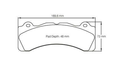 Pagid Racing RSL 29 Brake Pads E8061R2901