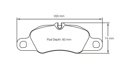 Pagid Racing RSL 29 Brake Pads E8074R2901