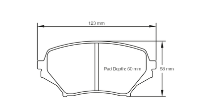 Pagid Racing RSL 29 Brake Pads E8082R2901
