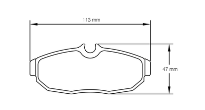 Pagid Racing RSL 29 Brake Pads E8113R2901