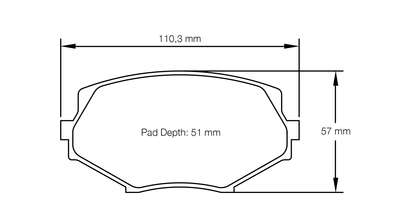 Pagid Racing RSL 29 Brake Pads S8127R29001