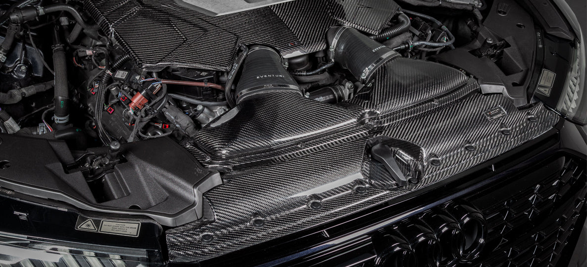 Eventuri Matte Carbon Intake Kit for Audi RS6 RS7 C8