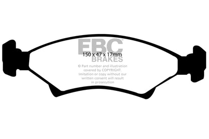 EBC Ultimax Front Brake Pads DP1001
