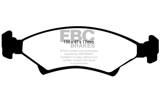 EBC Ultimax Front Brake Pads DP1001