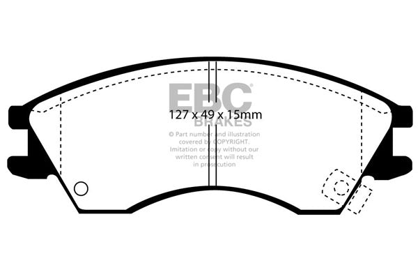 EBC Ultimax Front Brake Pads DP1029