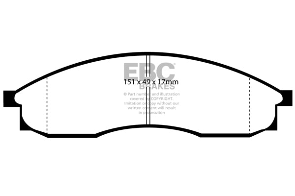 EBC Ultimax Front Brake Pads DP1046