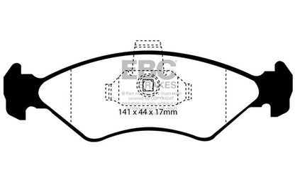EBC Ultimax Front Brake Pads DP1050