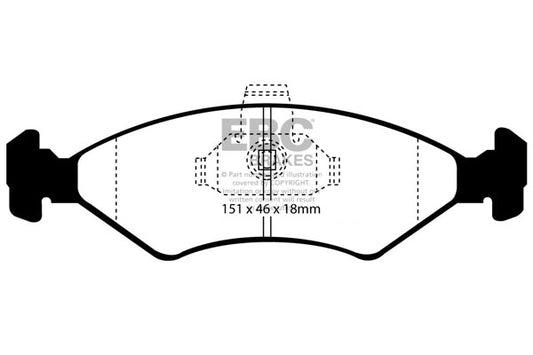 EBC Ultimax Front Brake Pads DP1051