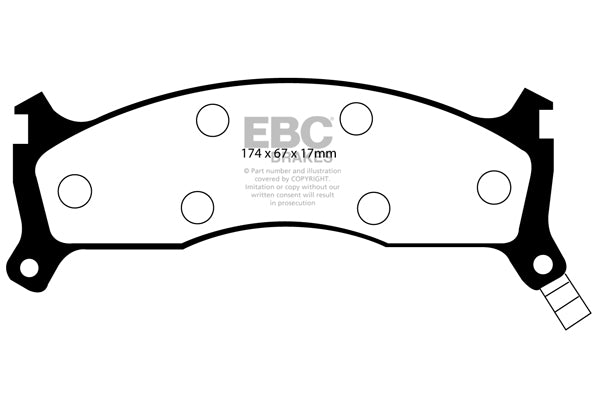 EBC Ultimax Front Brake Pads DP1073