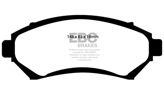 EBC Ultimax Front Brake Pads DP1100