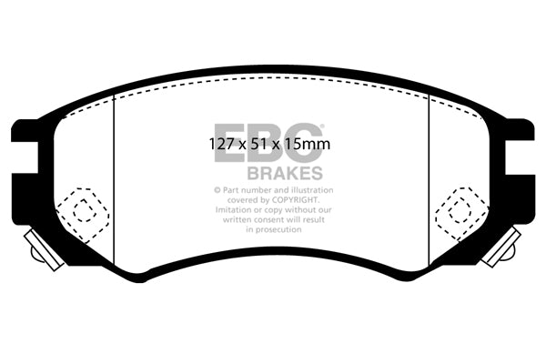 EBC Ultimax Front Brake Pads DP1101