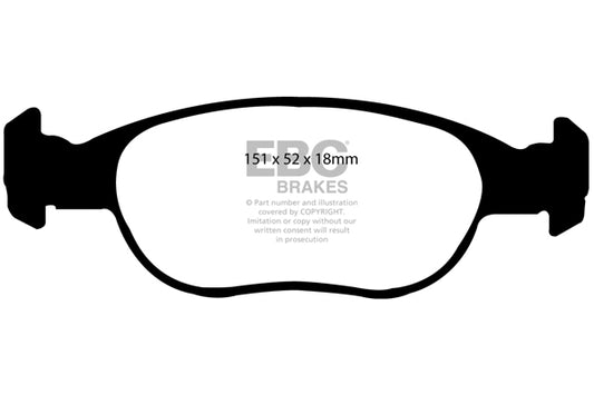 EBC Ultimax Front Brake Pads DP1141