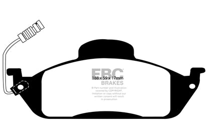 EBC Ultimax Front Brake Pads DP1232