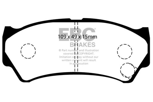 EBC Ultimax Front Brake Pads DP1299