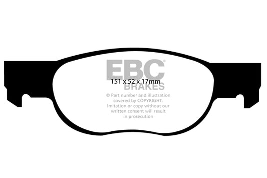 EBC Ultimax Front Brake Pads DP1336