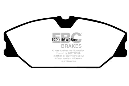 EBC Front Greenstuff Pads for Renault Clio Mk2 RS 2.0 172BHP 2000 DP21369