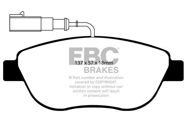 EBC Ultimax Front Brake Pads DP1383/2