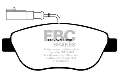 EBC Ultimax Front Brake Pads DP1383/2