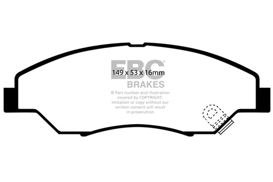 EBC Ultimax Front Brake Pads DP1404