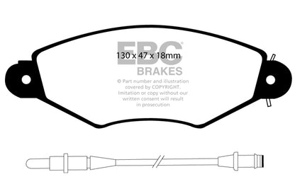 EBC Ultimax Front Brake Pads DP1406