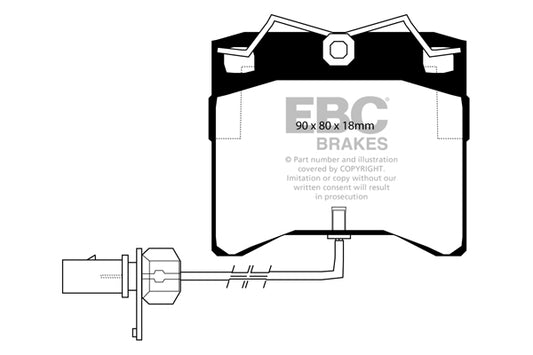 EBC Ultimax Front Brake Pads DP1429