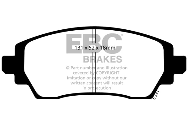 EBC Ultimax Front Brake Pads DP1431