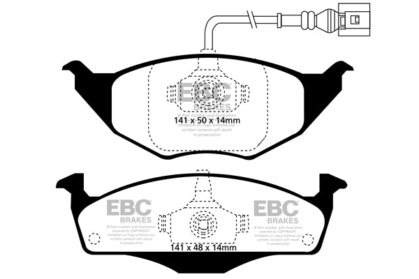 EBC Ultimax Front Brake Pads DP1432