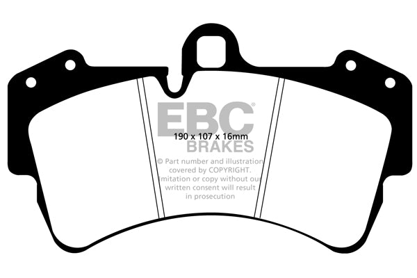 EBC Front Bluestuff NDX Pads for Brembo 18Z Calipers DP51473NDX