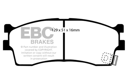 EBC Ultimax Front Brake Pads DP1475