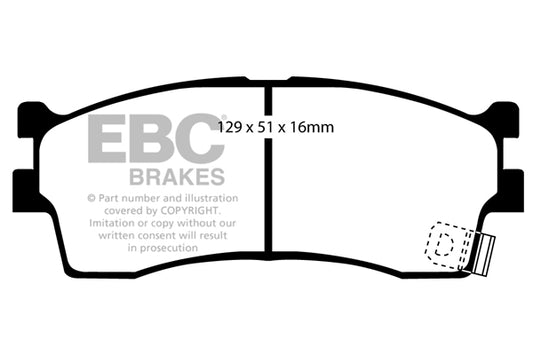 EBC Ultimax Front Brake Pads DP1475
