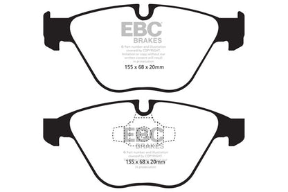 EBC Front Bluestuff NDX Pads for BMW 3 Series (E90) 320 2.0 TD BHP 2007 DP51512NDX
