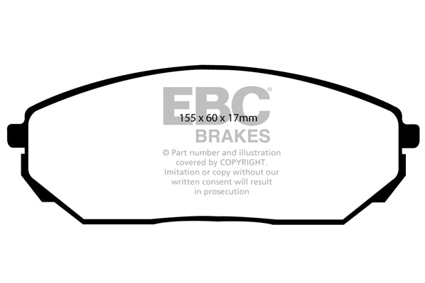 EBC Ultimax Front Brake Pads DP1557