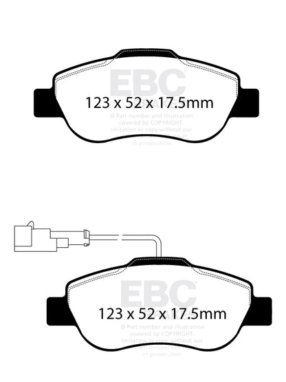 EBC Ultimax Front Brake Pads DP1573/3