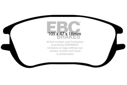 EBC Ultimax Front Brake Pads DP1596