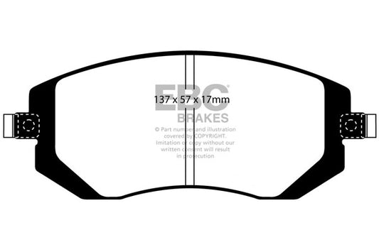 EBC Ultimax Front Brake Pads DP1661