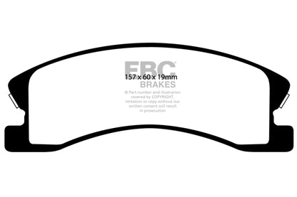 EBC Front Greenstuff Pads for Jeep Grand Cherokee 4.0 BHP 1999 DP61664