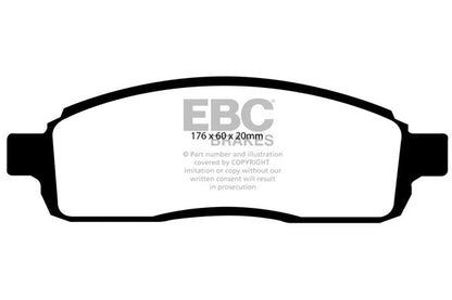 EBC Front Greenstuff Pads for Ford F150 BHP 2004 DP61696/2