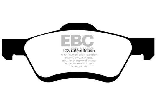 EBC Ultimax Front Brake Pads DP1709