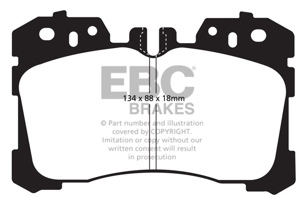 EBC Ultimax Front Brake Pads DP1811