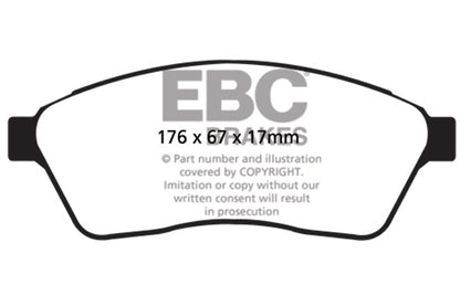 EBC Ultimax Front Brake Pads DP1859
