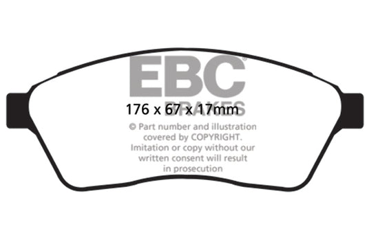 EBC Ultimax Front Brake Pads DP1859