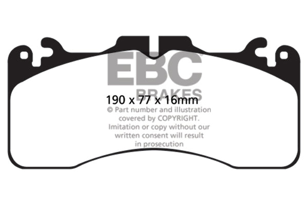 EBC Front Bluestuff NDX Pads for Lexus GSF 5.0 447BHP 2016 DP51867NDX