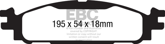 EBC Ultimax Front Brake Pads DP1873