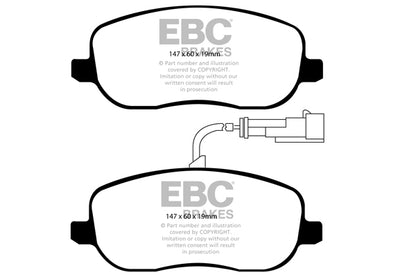 EBC Ultimax Front Brake Pads DP1906